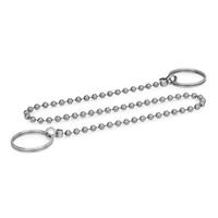GN 111.5 Stainless Steel Ball Chain with 2 Key Ring